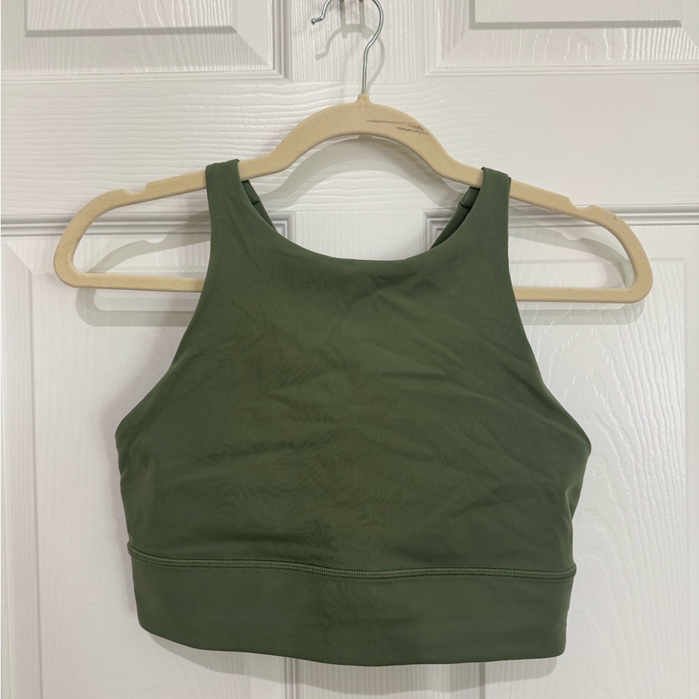 Lululemon High-Neck Longline Strappy Sports Bra